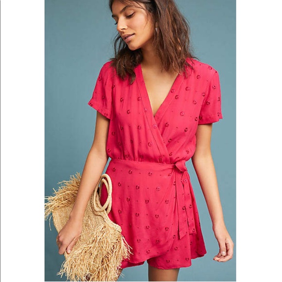 Anthropologie Ett Twa Greenbrier Romper 